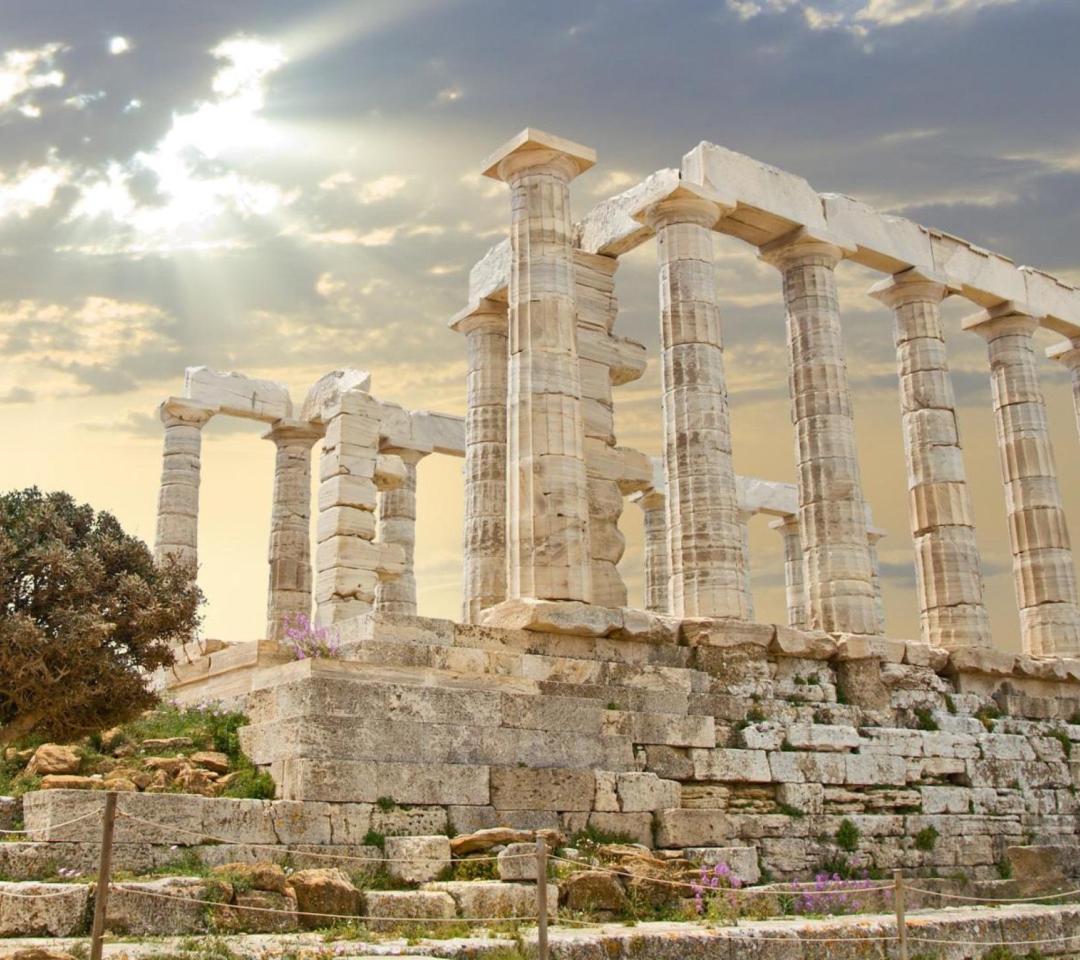 Screenshot №1 pro téma Poseidon Temple Sounion Greece 1080x960