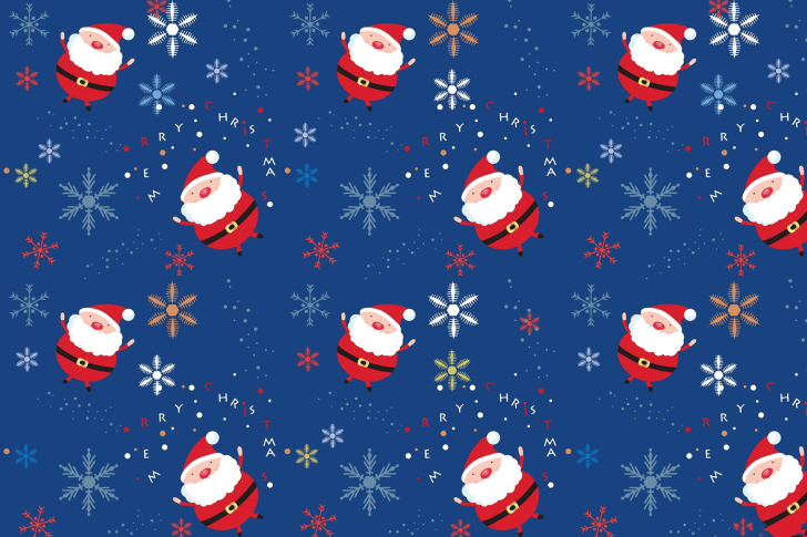 Santa Claus Pattern wallpaper