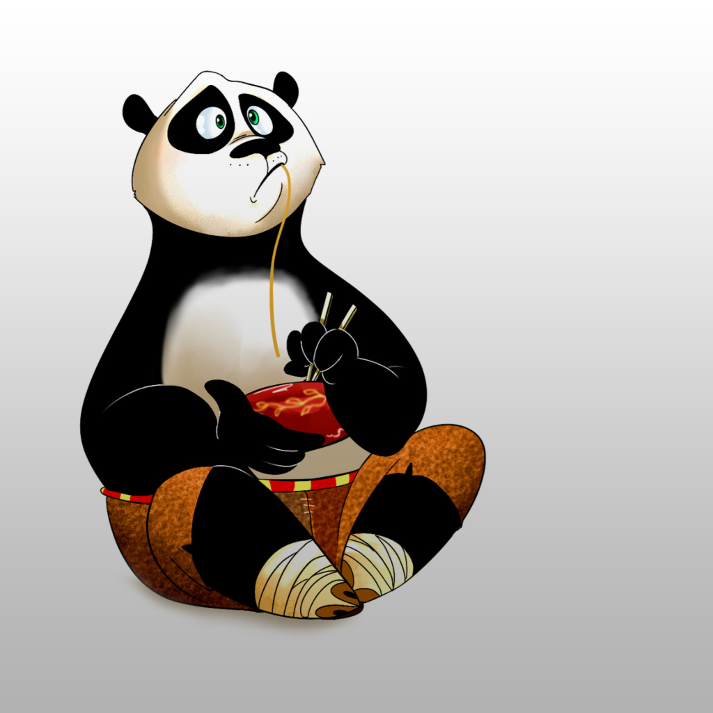 Обои Kung Fu Panda 1024x1024