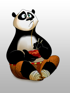 Screenshot №1 pro téma Kung Fu Panda 240x320