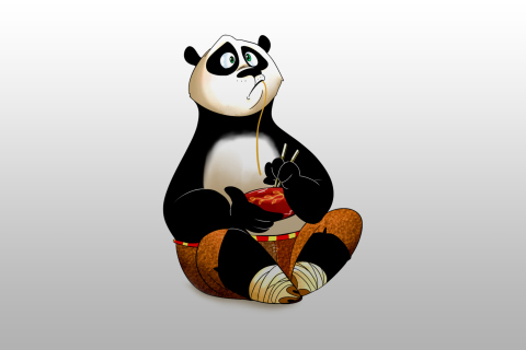 Fondo de pantalla Kung Fu Panda 480x320