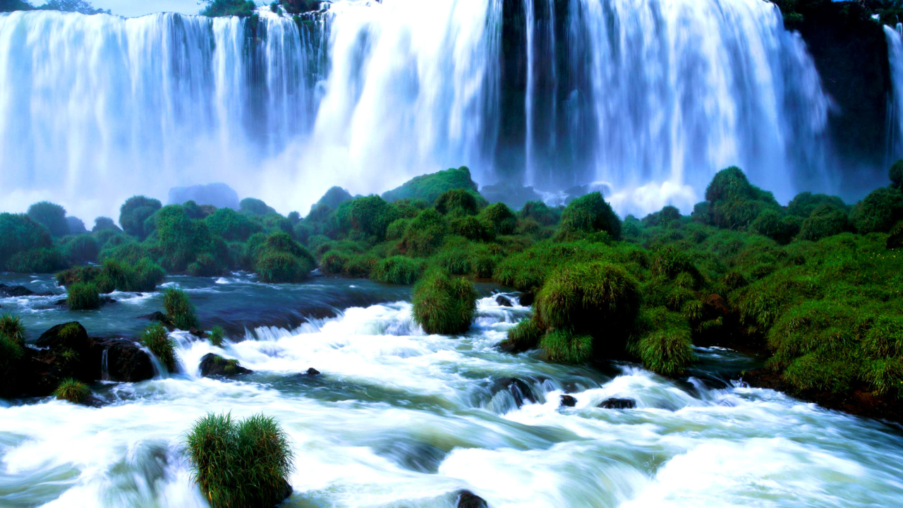 Iguazu Falls wallpaper 1280x720