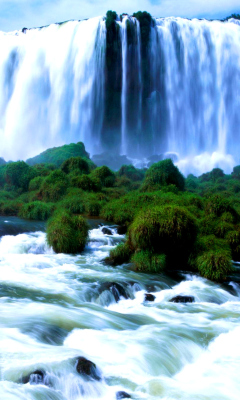 Fondo de pantalla Iguazu Falls 240x400
