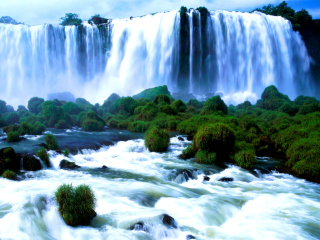 Fondo de pantalla Iguazu Falls 320x240