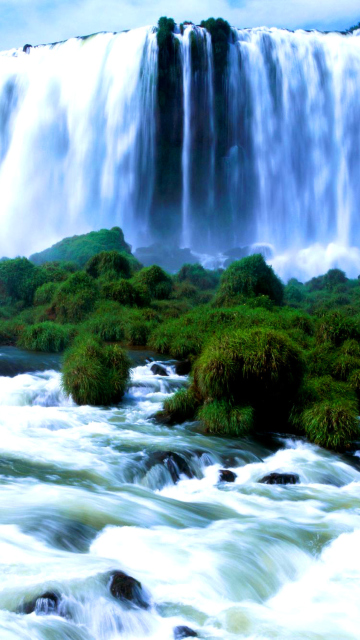 Fondo de pantalla Iguazu Falls 360x640