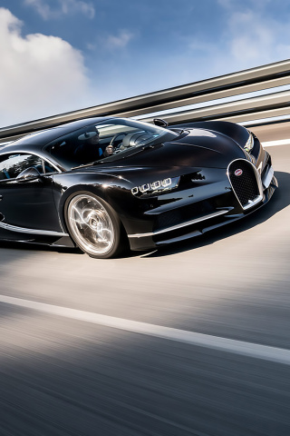 Fondo de pantalla Bugatti Chiron Fastest Car in the World 320x480