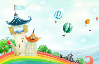 Colorful House - Obrázkek zdarma pro Samsung Galaxy Note 3