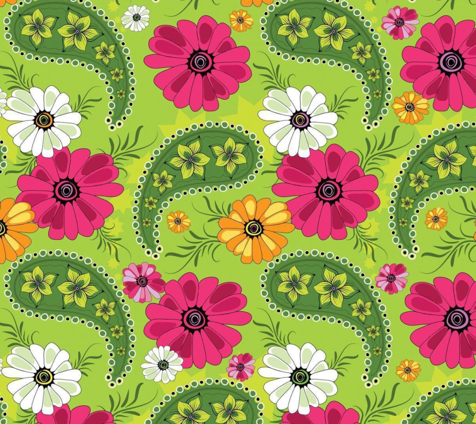 Screenshot №1 pro téma Summer Meadow Pattern 960x854