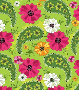 Summer Meadow Pattern - Obrázkek zdarma pro 768x1280