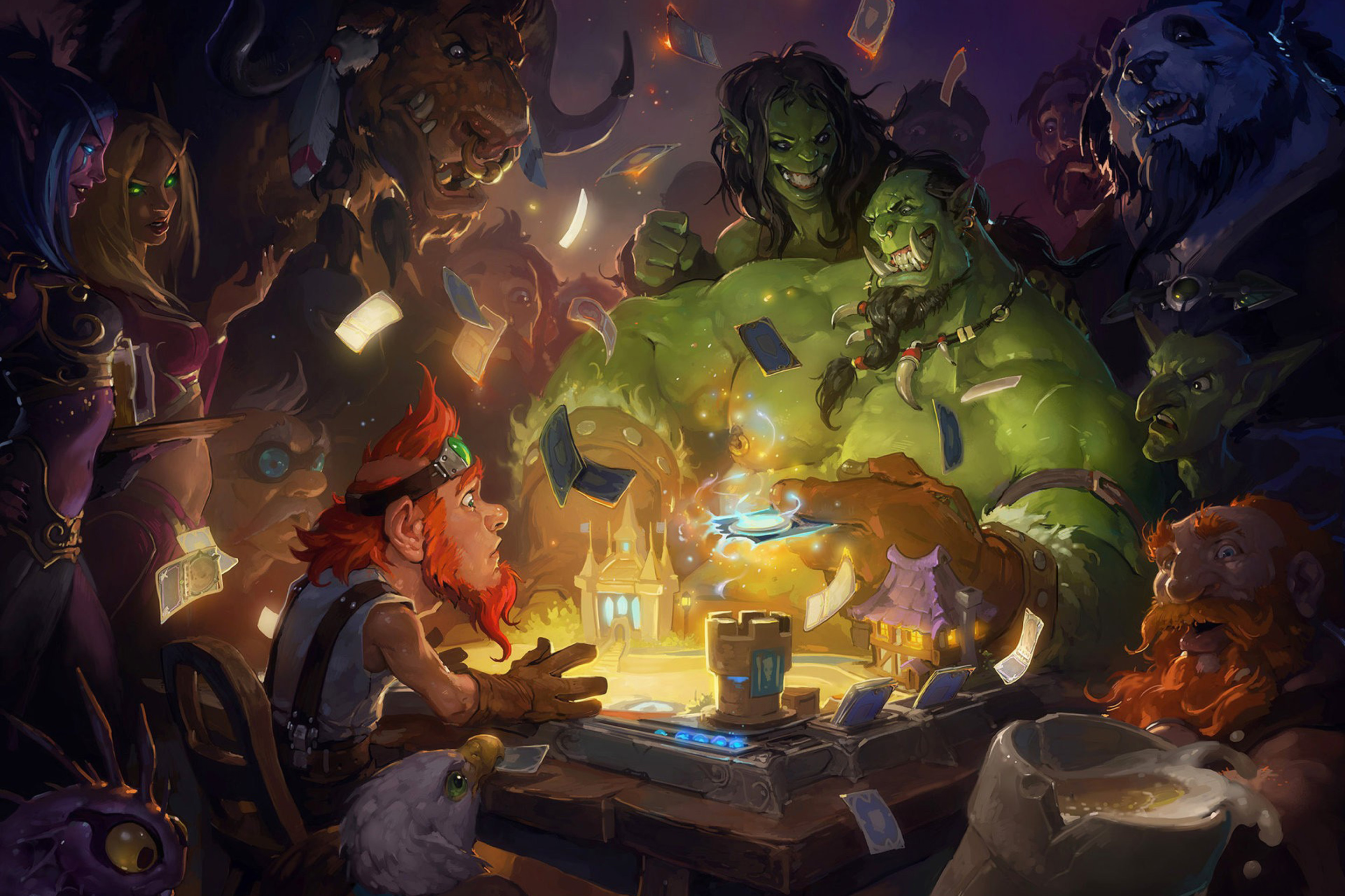 Das Hearthstone Heroes of Warcraft Wallpaper 2880x1920