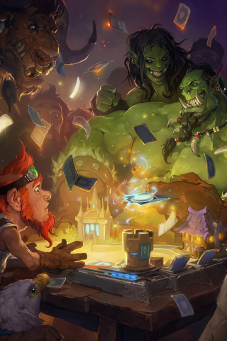Hearthstone Heroes of Warcraft wallpaper 320x480