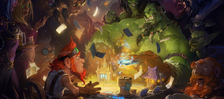 Das Hearthstone Heroes of Warcraft Wallpaper 720x320