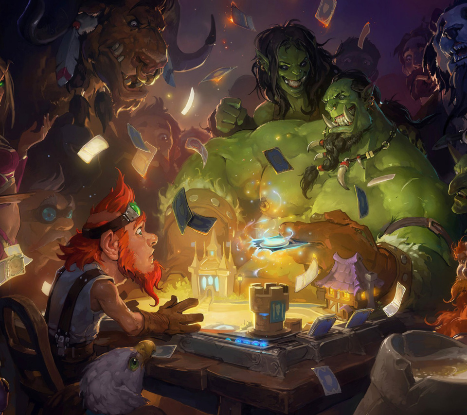 Das Hearthstone Heroes of Warcraft Wallpaper 960x854