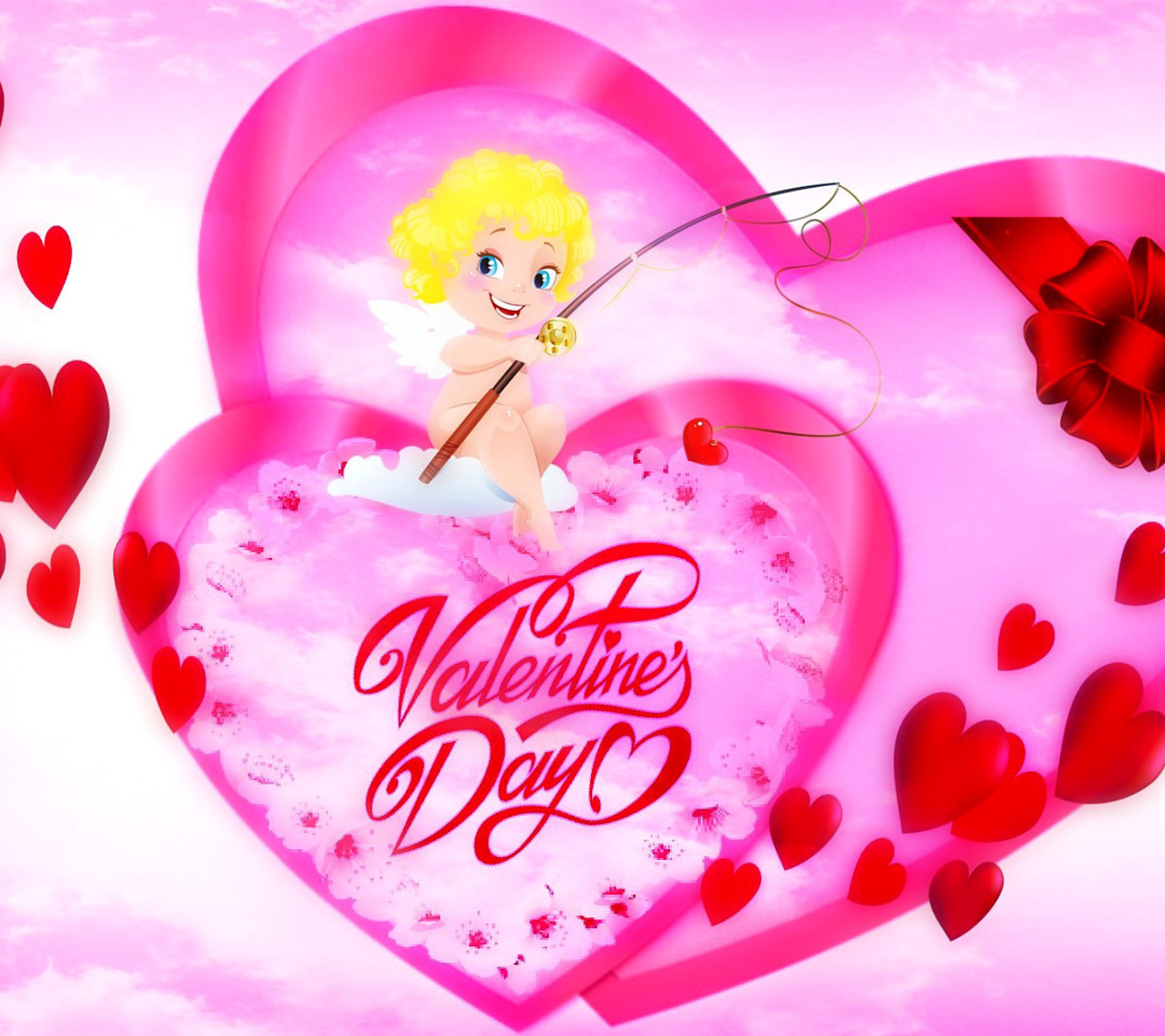 Screenshot №1 pro téma Valentines Day Angel 1080x960