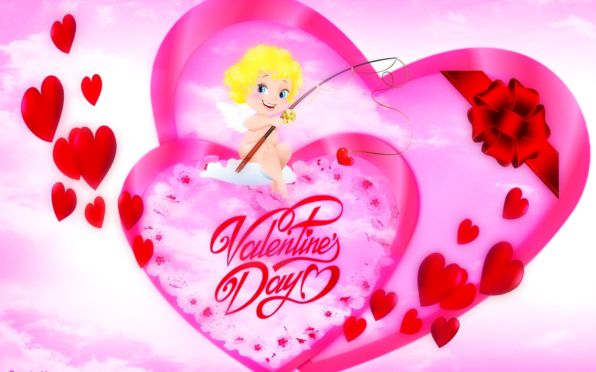 Valentines Day Angel wallpaper 1920x1200