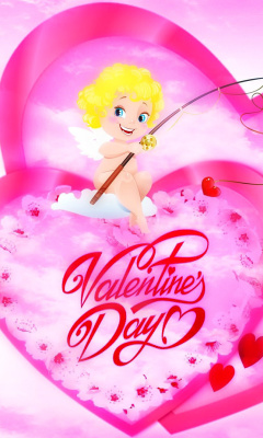 Fondo de pantalla Valentines Day Angel 240x400