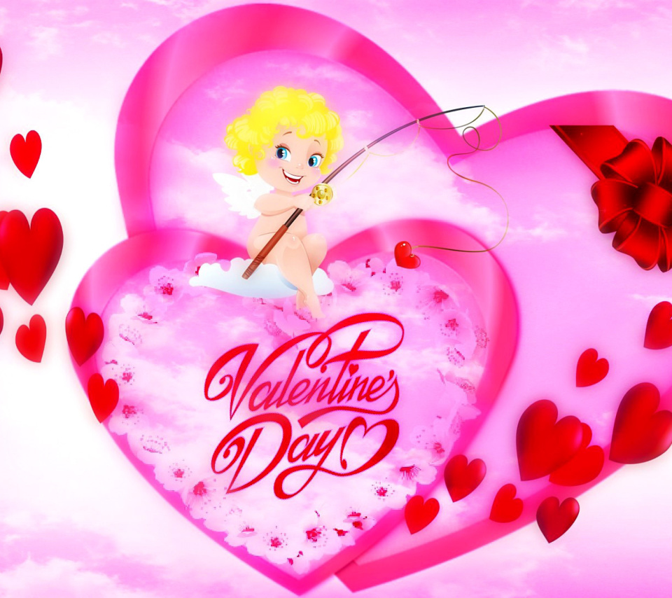 Fondo de pantalla Valentines Day Angel 960x854