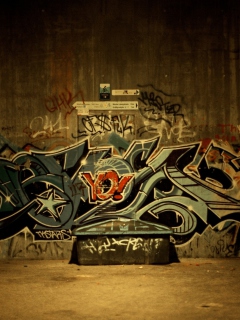 Sfondi Graffiti Urban Hip-Hop 240x320