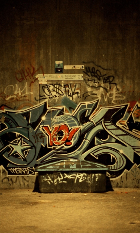 Screenshot №1 pro téma Graffiti Urban Hip-Hop 480x800