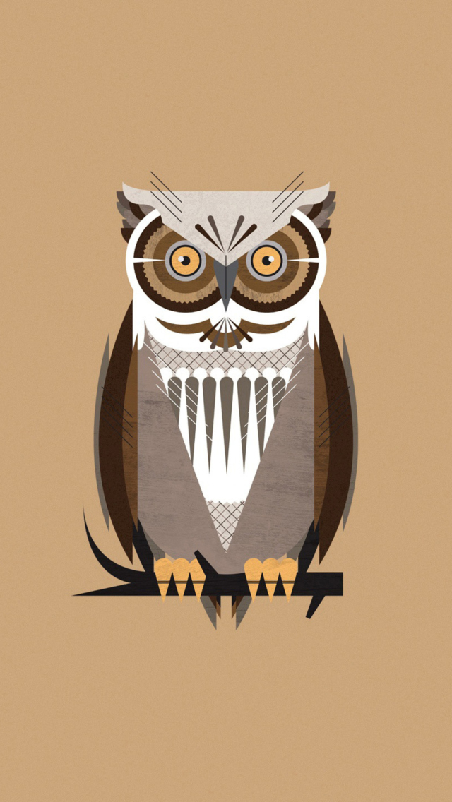 Screenshot №1 pro téma Owl Illustration 640x1136