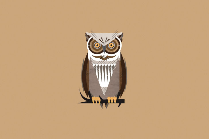 Owl Illustration wallpaper