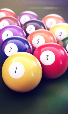 Screenshot №1 pro téma Billiard Balls 240x400