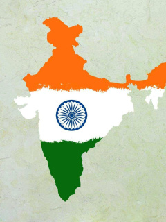 Das Happy Independence Day India Wallpaper 240x320