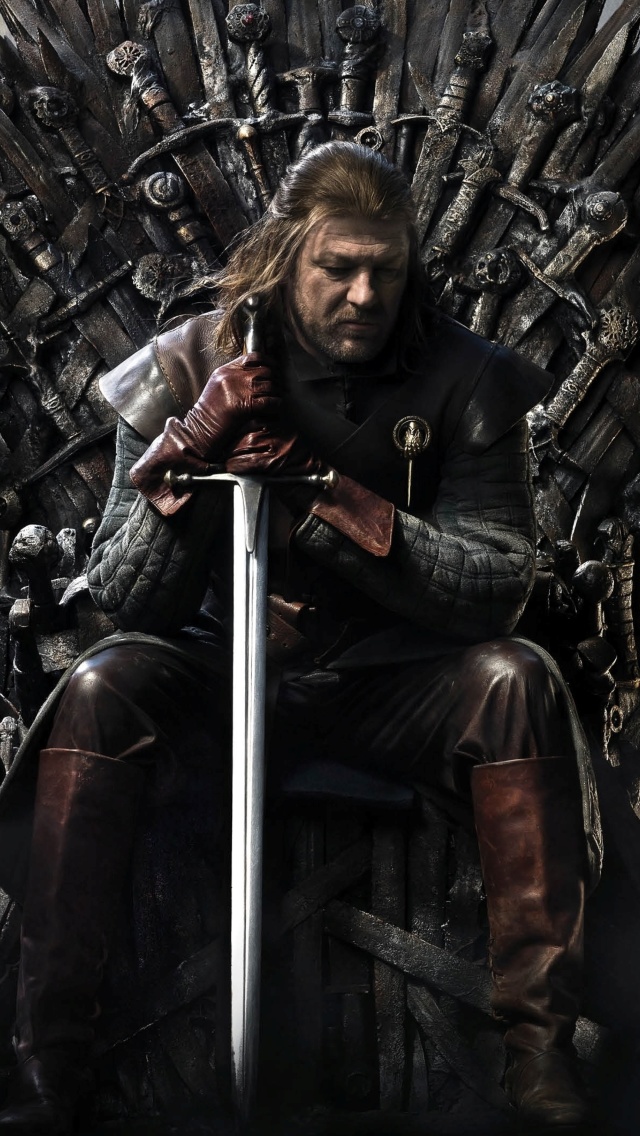 Das Game Of Thrones A Song of Ice and Fire with Ned Star Wallpaper 640x1136