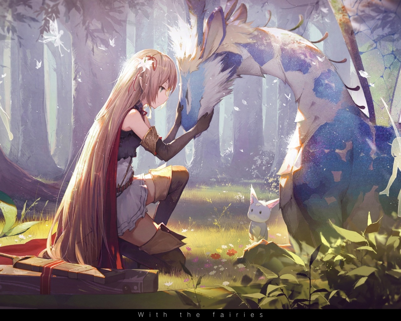 Обои Magical Girl 1280x1024