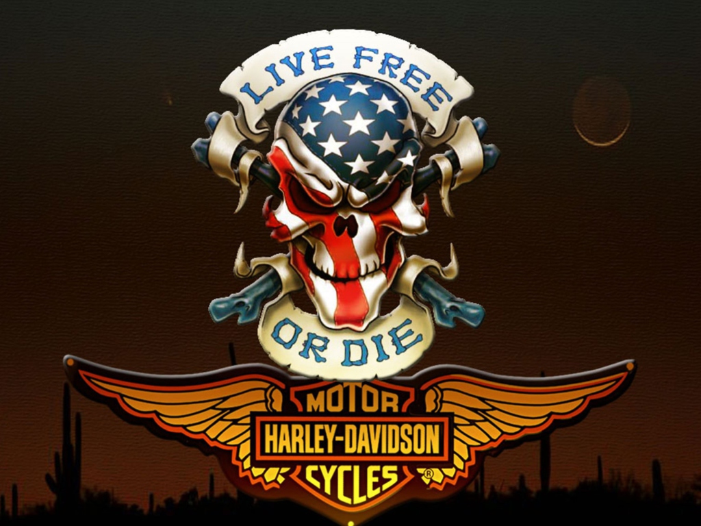 Fondo de pantalla Harley Davidson 1024x768
