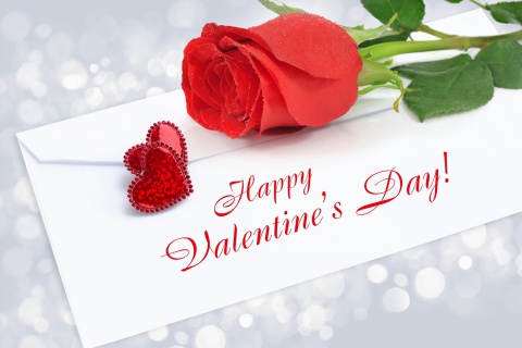 Screenshot №1 pro téma Valentines Day Greetings Card 480x320