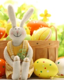 Das Cute Easter Bunny Wallpaper 128x160