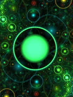 Screenshot №1 pro téma Circles Pattern Abstract 240x320