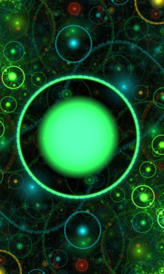 Screenshot №1 pro téma Circles Pattern Abstract 240x400