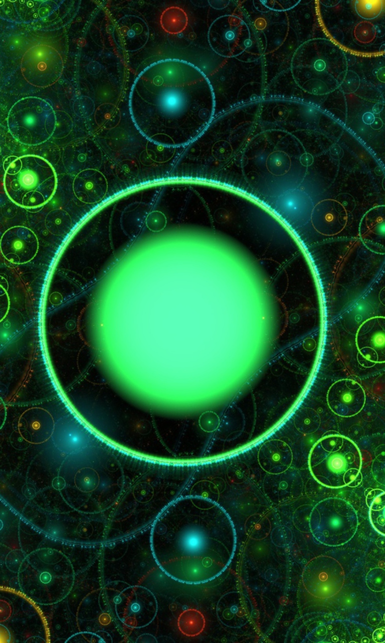 Screenshot №1 pro téma Circles Pattern Abstract 768x1280