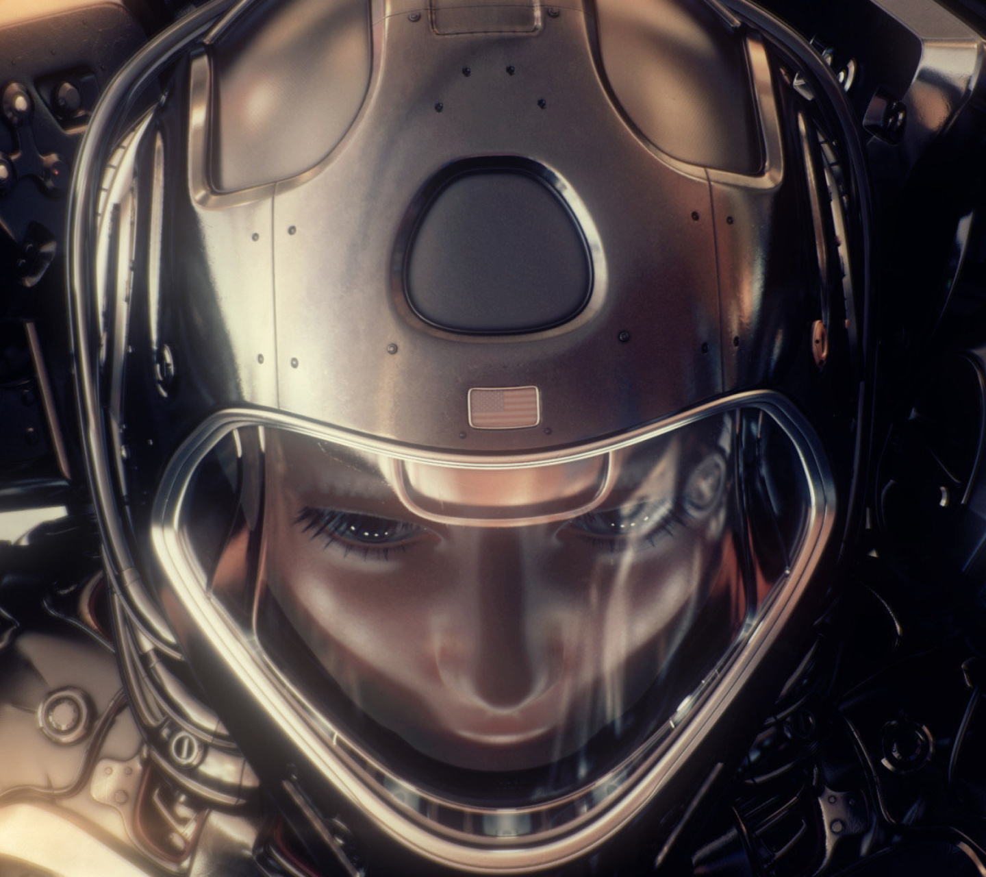 Screenshot №1 pro téma Astronaut in Space Suit 1440x1280