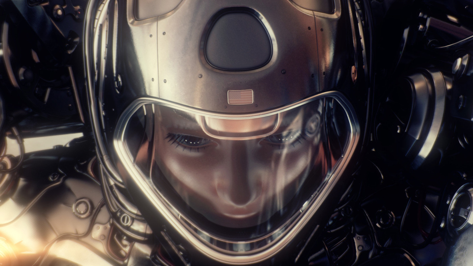 Screenshot №1 pro téma Astronaut in Space Suit 1600x900