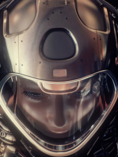 Screenshot №1 pro téma Astronaut in Space Suit 240x320