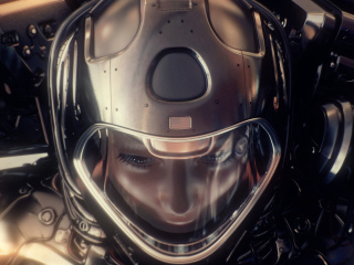 Screenshot №1 pro téma Astronaut in Space Suit 320x240