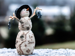 Das Let It Snow Wallpaper 320x240