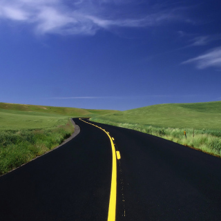 Road Landscape and Heaven - Obrázkek zdarma pro 2048x2048