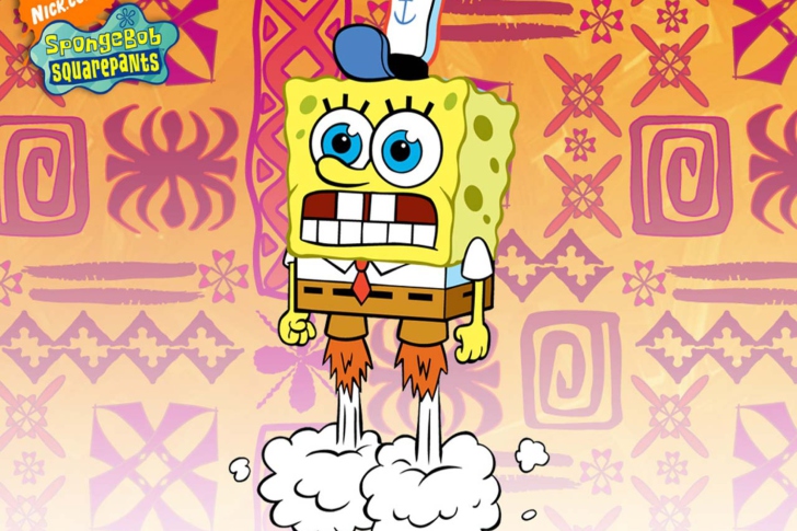 Screenshot №1 pro téma Spongebob Flying