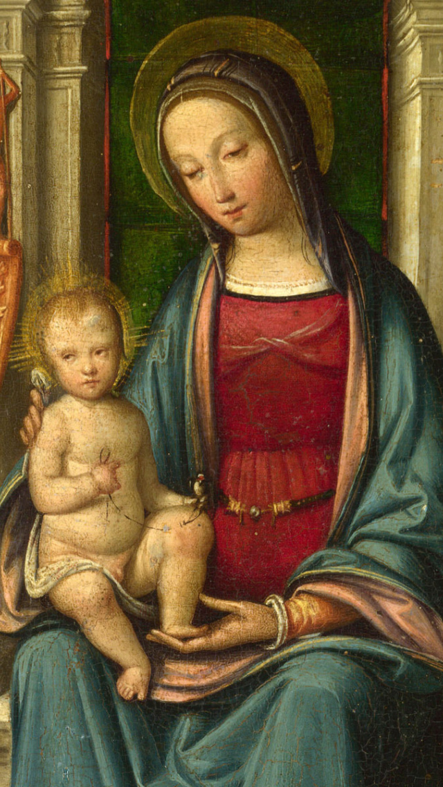 Обои St Dominic and Rosary 640x1136