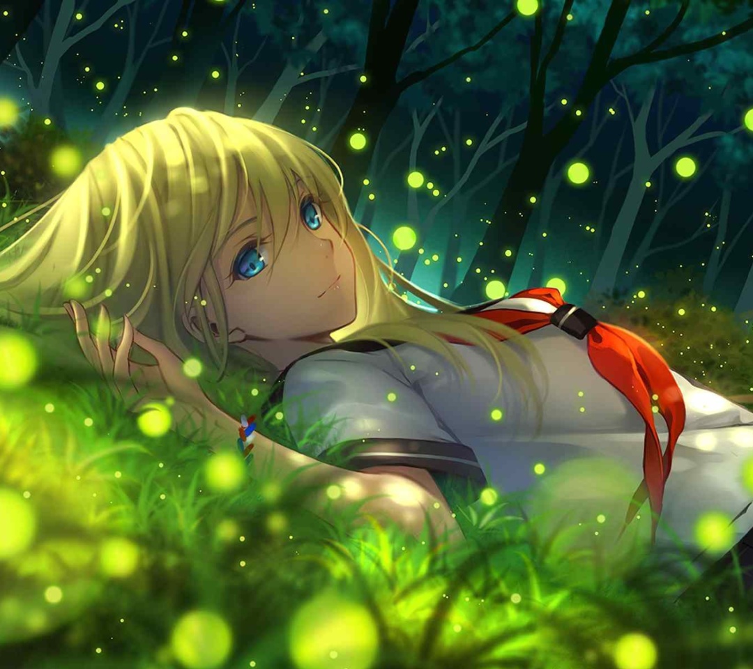 Das Everlasting Summer Anime Wallpaper 1080x960