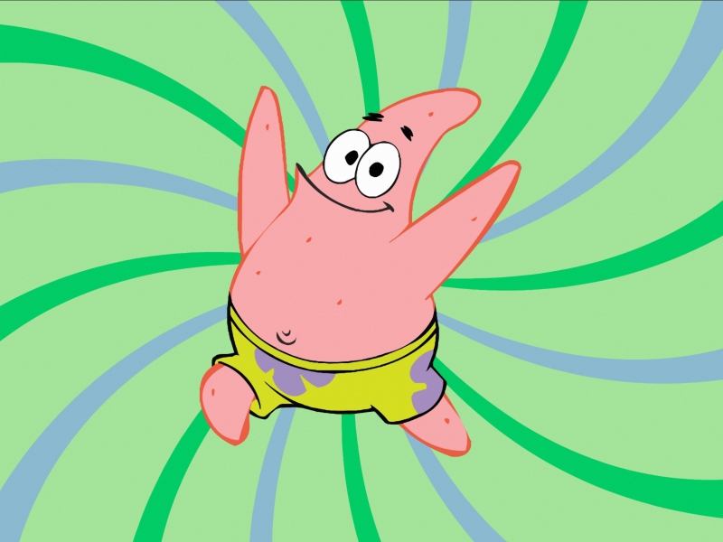 Обои Happy Patrick 800x600