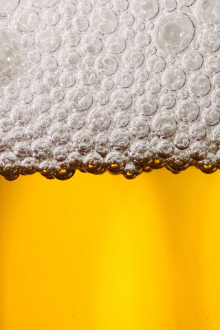 Das Beer Bubbles Wallpaper 320x480