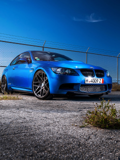 Das BMW M3 E92 Touring Gtr Wallpaper 240x320