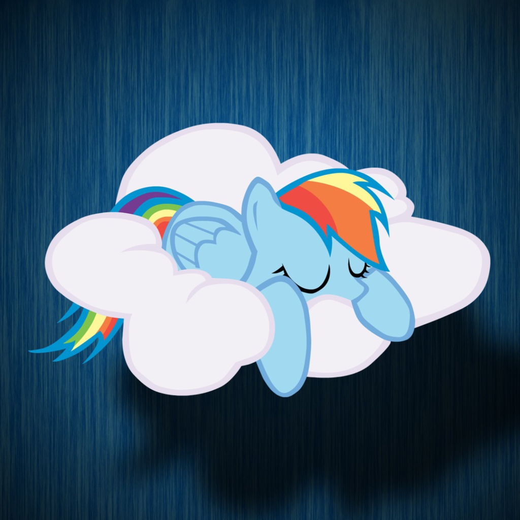Das My Little Pony, Rainbow Dash Wallpaper 1024x1024
