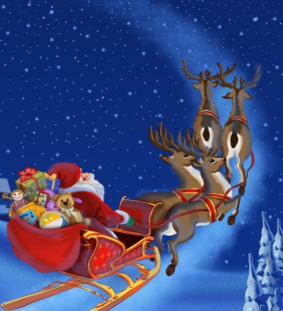 Kostenloses Santa Claus Wallpaper für iPad 2