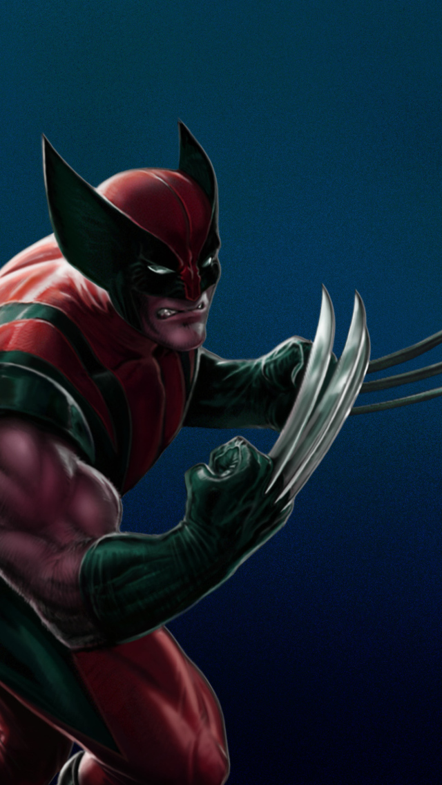 Обои Wolverine Marvel Comics 640x1136